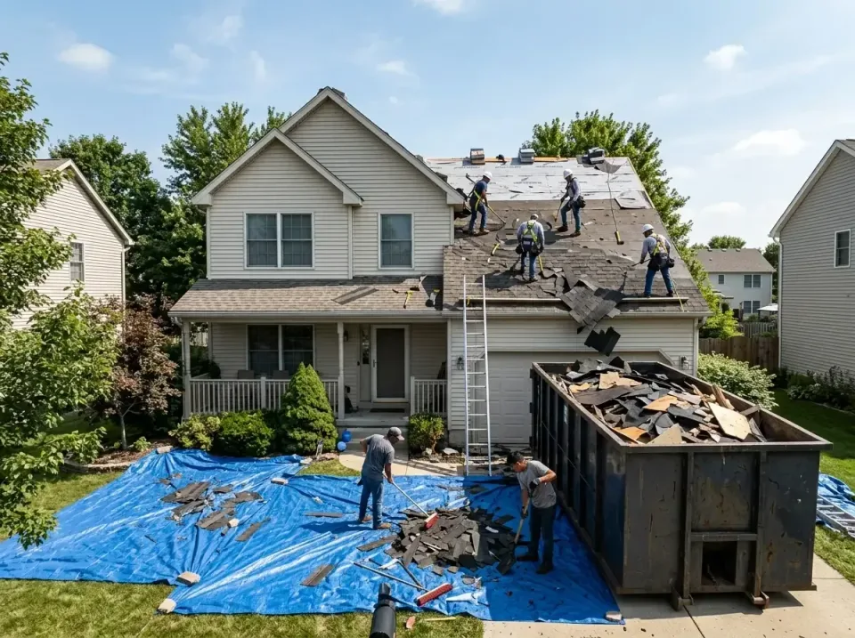 roof-replacement-debris-remova-004 — frequently asked questions, Cheapest Dumpster Rentals in Huntington, IN
